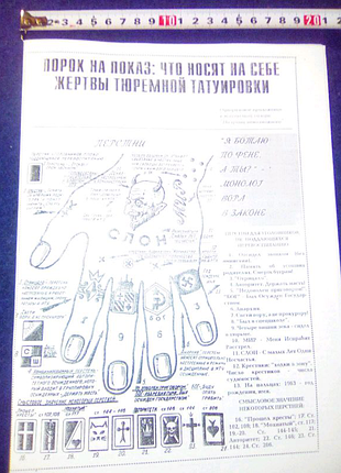 Каталог тюремных татуировок недорого