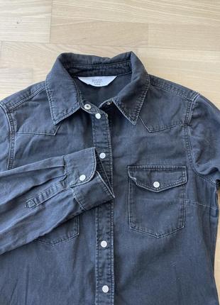Джинсова сукня denim з довгим рукавом hm