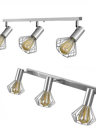 Светильник лофт msk electric diadem настенно-потолочный nl 22151-3 cr хром