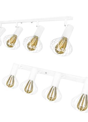 Светильник лофт настенно-потолочный msk electric lotus nl 14151-4 wh