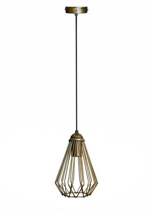 Светильник подвесной в стиле лофт msk electric silvia nl 537 bn бронза