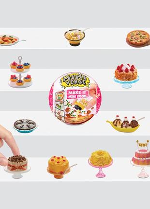 Игровой набор для творчества создай ужин miniverse 591825 серии "mini food"5 фото