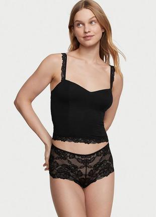 Піжами жіночі victoria's secret  модальний і мереживний комплект для сну