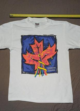 Плечи 45 см vintage tultex assambled in caanda ofusa женская футболка size small