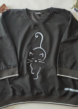 Кофта футболка moschino