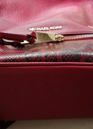 Кожаный рюкзак michael kors, оригинал9 фото