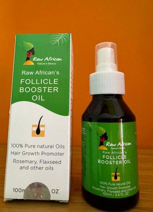 Raw african. олія для стимуляції фолікулів. 100мл. follicle booster oil