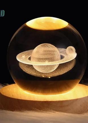 Ночник 3d-шар від usb