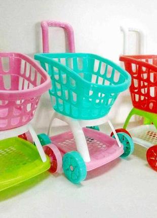 Тележка м "супермаркет", киндервей 25*31*45см /4/