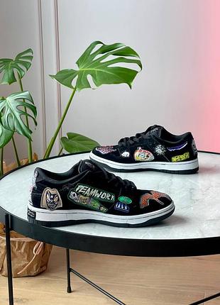 Жен/чол кроссовки nike texas dunk low pro sb x neckface «black’ dq4488-001