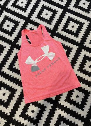 Женская майка компрессионная tank under armour андер армор спортивная беговая для спорта зала puma бега фитнеса футболка топ top бра bra nike
