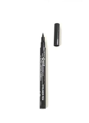 Подводка-фломастер для глаз quiz cosmetics eyeliner pen black 4 мл