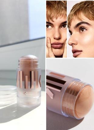 Блискучий праймер для маскування пор milk makeup luminous blur stick / сяйний праймер