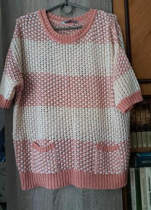 В'язана футболка з люрексом