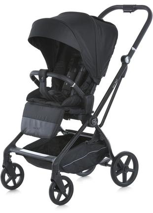 Прогулянкова коляска el camino spin 360 me 1138 black  (реверсивний блок)