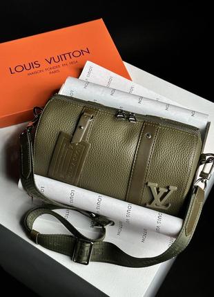 🔥 louis vuitton city keepall green manbag