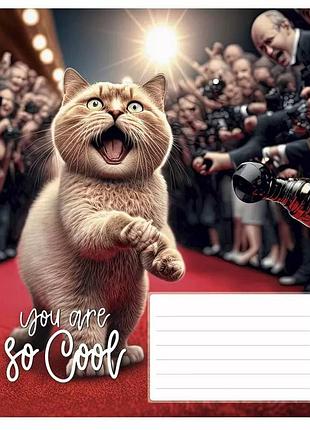 Тетрадь ученическая "you are so cool" 012-3241l-2 в линию, 12 листов