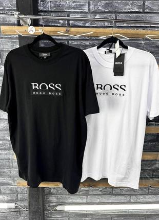 Футболка батал в стилі hugo boss