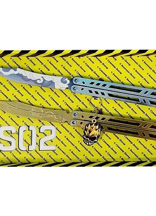 Набор ножей сувенирных деревянных so-2 "бабочка legasy & бабочка kumo" so2-3-b