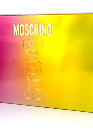Moschino toy 2 pearl mini set | парфумерна вода 5 мл + лосьйон для тіла 25 мл + гель для душу 25 мл