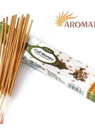 Aromatika vedic call money 15 грамів виклик грошей, масальні пахощі, натуральні аромапалички