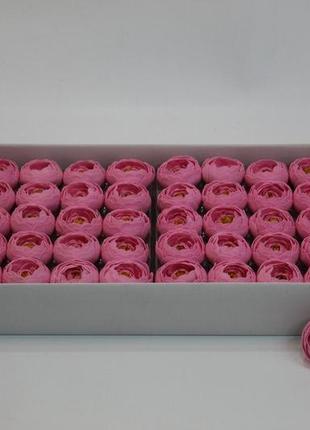 Малиновый ранункулюс люкс для создания роскошных неувядающих букетов из мыльных цветов и мыльных композиций