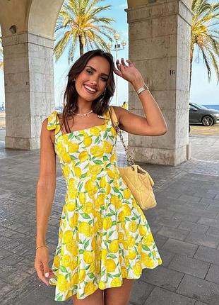 Невловима сукня zara в лимони, лимон 🍋