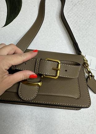 Кожаная сумка coach 4