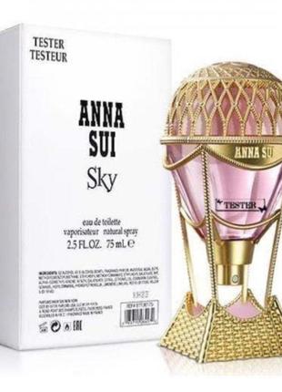 Оригінал anna sui sky 75 ml tester туалетна вода
