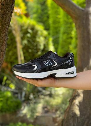 New balance кроссовки мужские черно-белые 40-45р