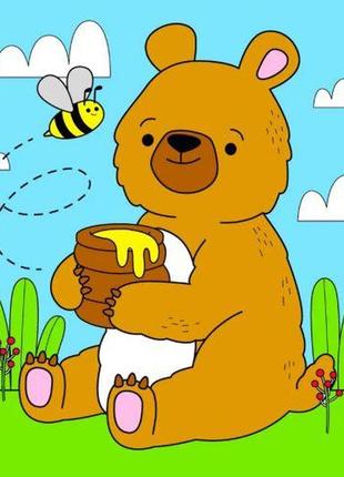 Детский набор для росписи "медолюб", 25х25 см