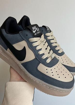 Женские кроссовки nike air force low dark blue