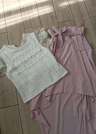 Блузка+ асимметричная юбка
