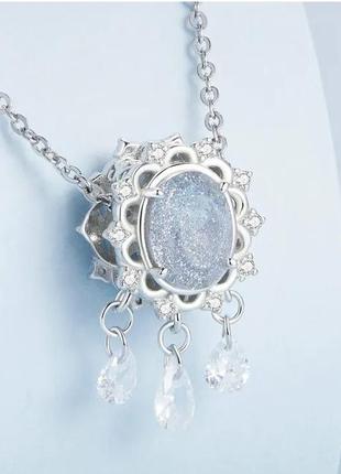 Срібний шарм із підвісками