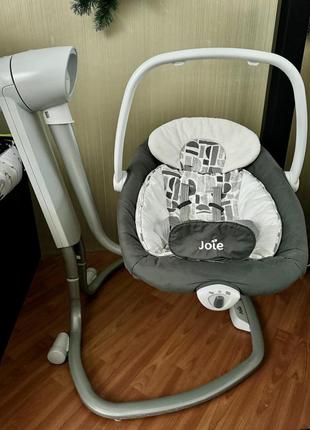 Крісло-гойдалка 2 в 1 joie serina logan