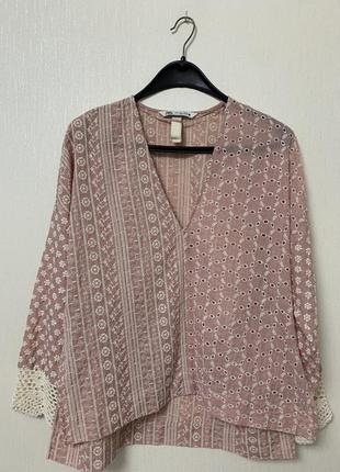 Zara блуза прошва