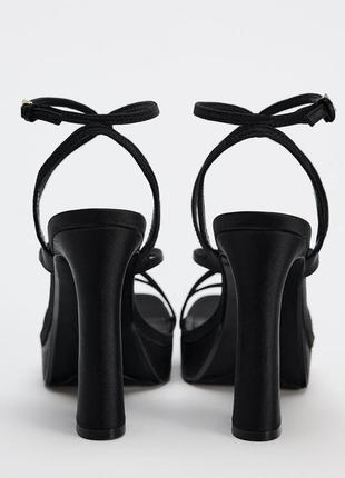 Zara босоніжки на платформі6 фото