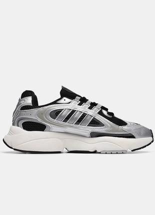 Кроссовки adidas ozmillen black silver white5 фото