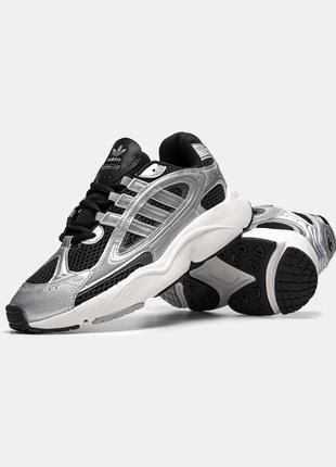 Кросівки adidas ozmillen black silver white9 фото