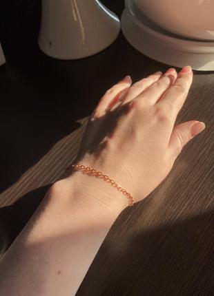 Браслет 17 размер, вес 1.62, золото 585 проба