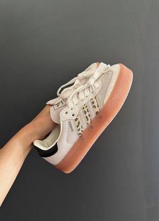 Кроссовки adidas KITH samba platform "leopard off Camiseta" premium