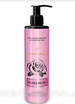 Парфумований лосьйон для тіла montale roses musk brand collection 200 мл
