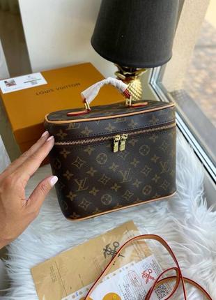 Сумка косметичка в стилі louis vuitton lv луї вітон лв