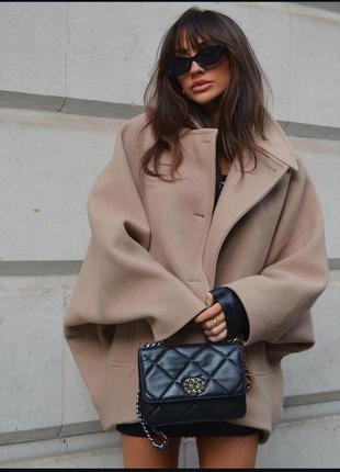 Пальто шерсть zara