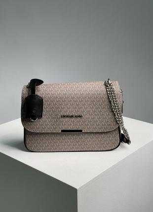 Michael kors zippy bag grey 27 х 20 х 10 см1 фото