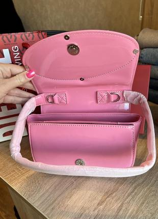 Нова рожева лакова сумка diesel3 фото
