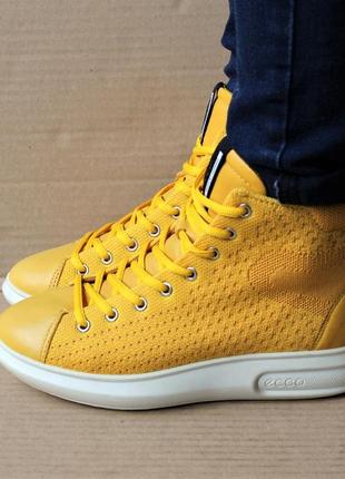 Черевики Термосапожки ecco 29 19 см gore-tex 221513 оригінал натуральна шкіра та текстиль