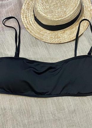 Primark базовый черный верх от купальника как новый