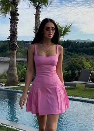 Рожева сукня zara