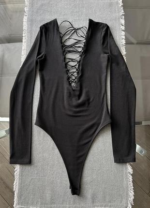 Боди victoria secret черный